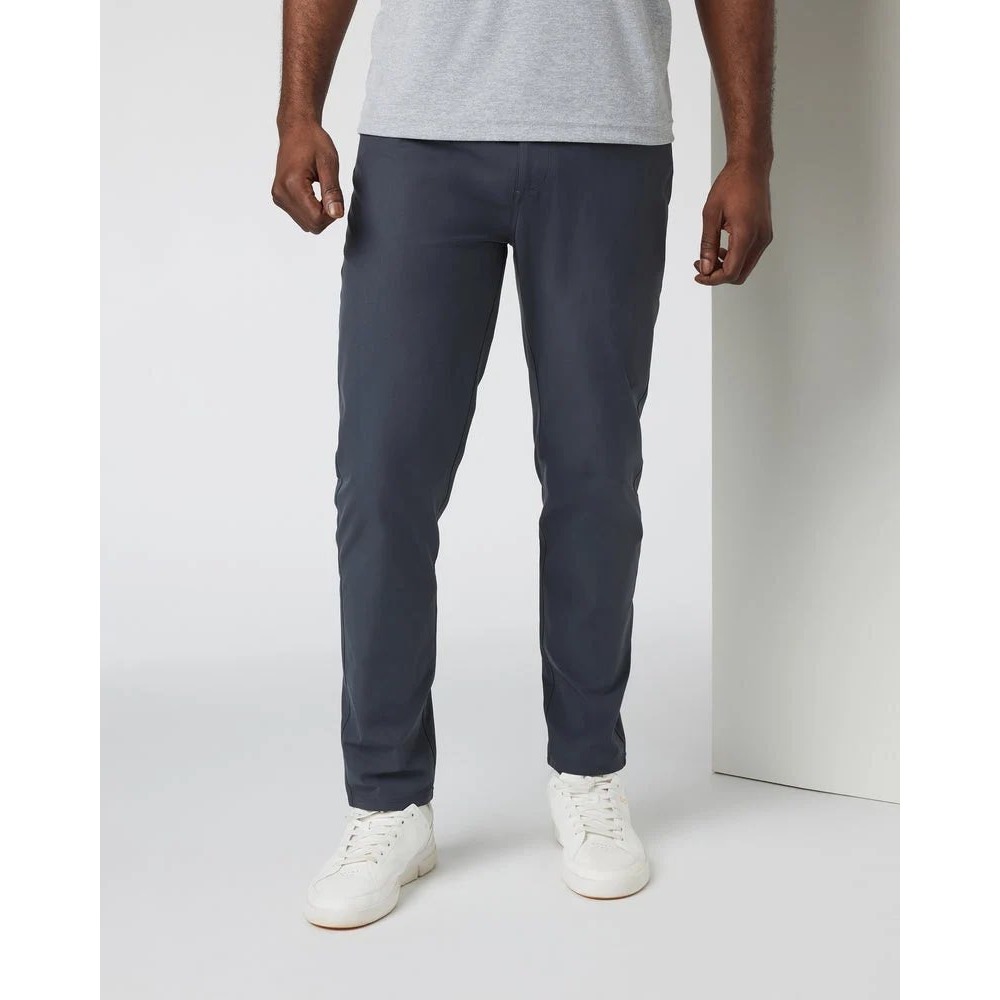 Vuori Meta Pant Charcoal Grey Slim Fit 5-Pocket Tech Chino V430 Mens 33